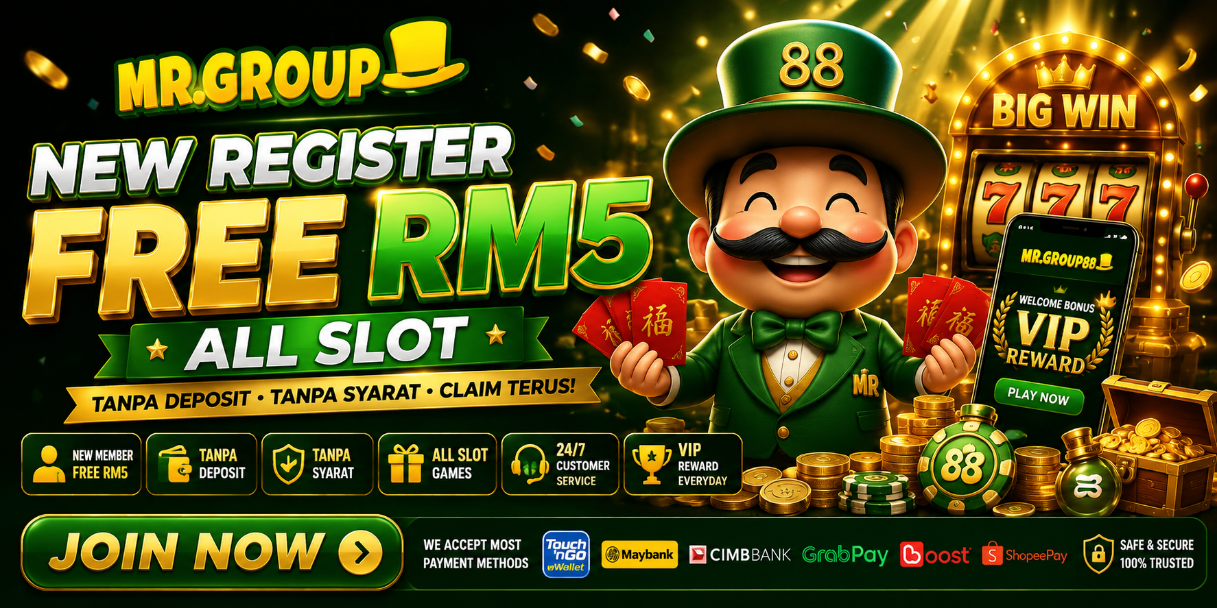 MrGroup88 Malaysia Free Credit Platform