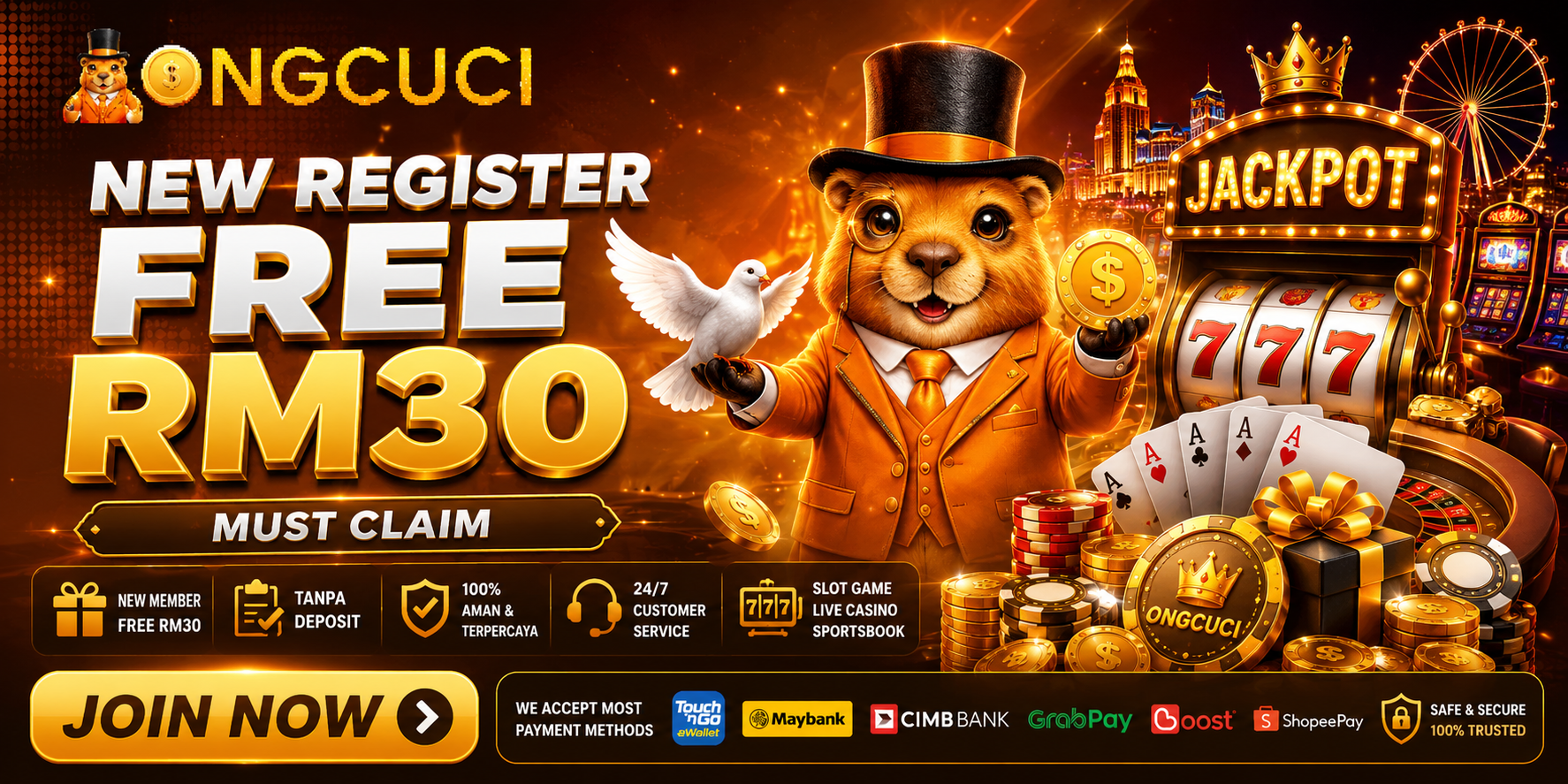 Ongcuci Malaysia Free Credit Platform