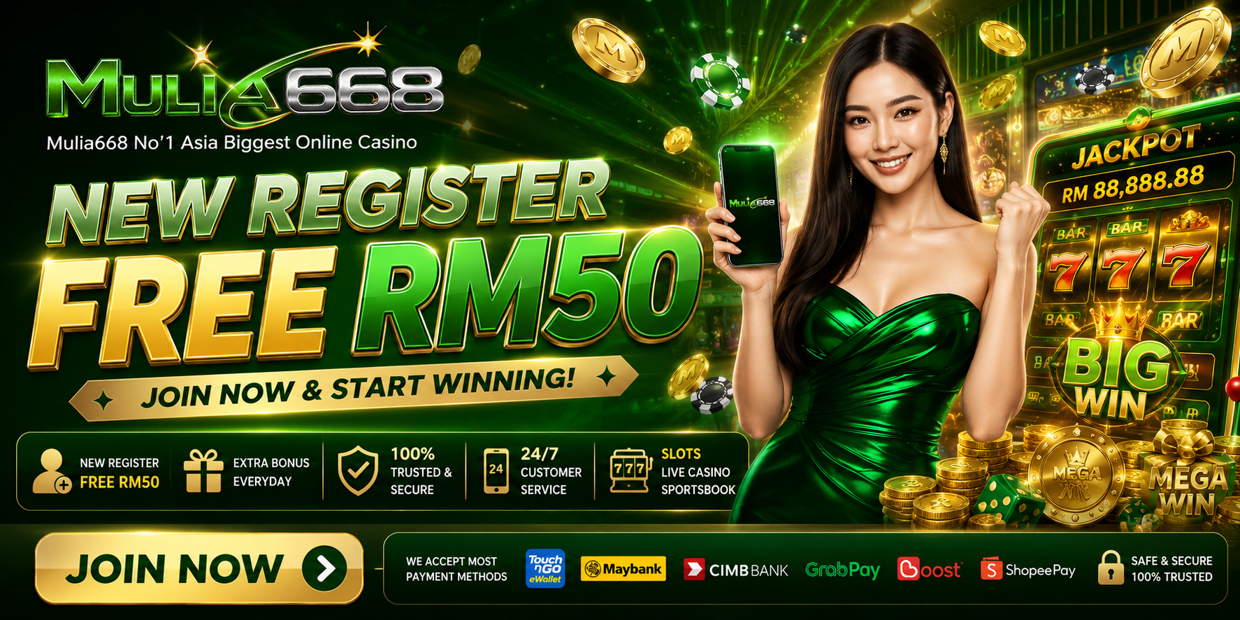 Mulia668 Malaysia Free Credit Platform