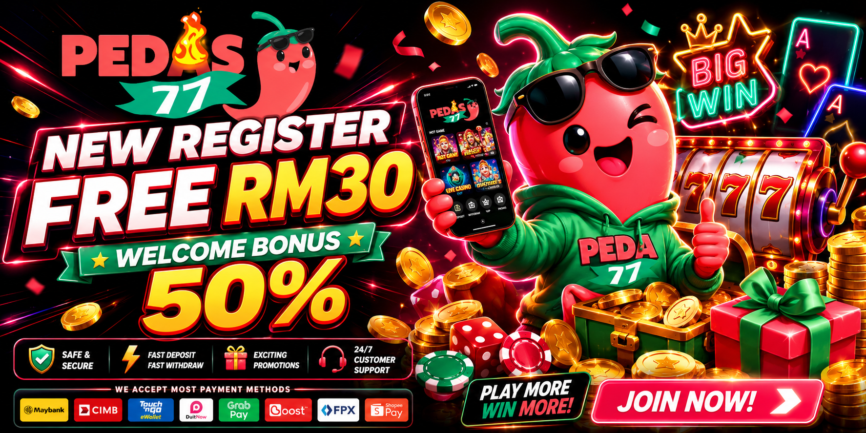 Pedas77 Platform Brand Malaysia Review