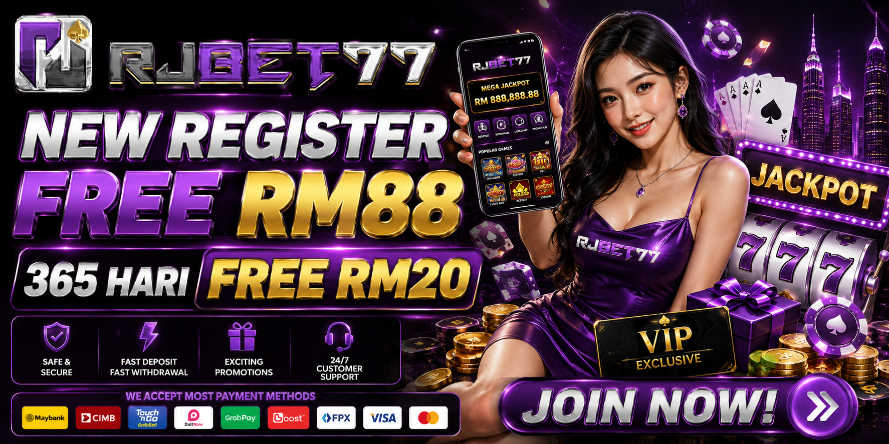 RJBET Malaysia Free Credit Review