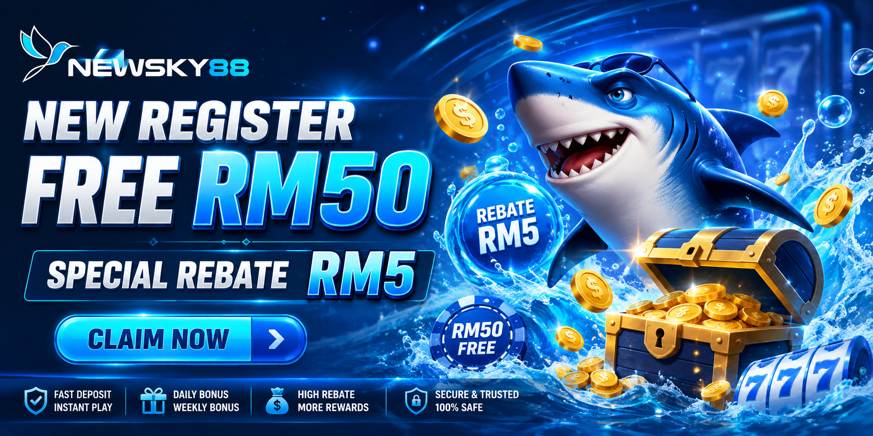 NEWSKY88 New Register Free RM50
